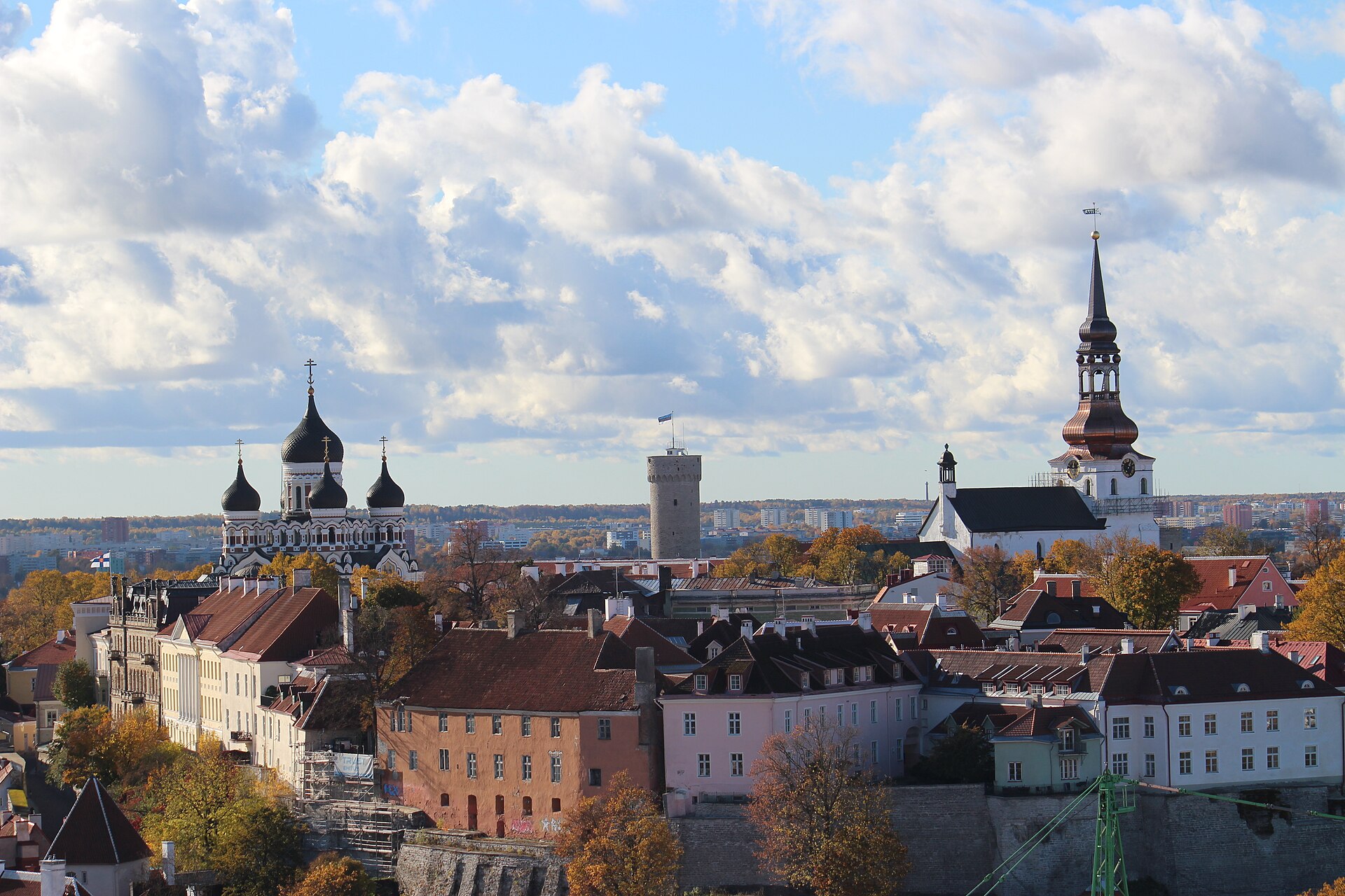 Tallinn Old Town skyline, Estonia